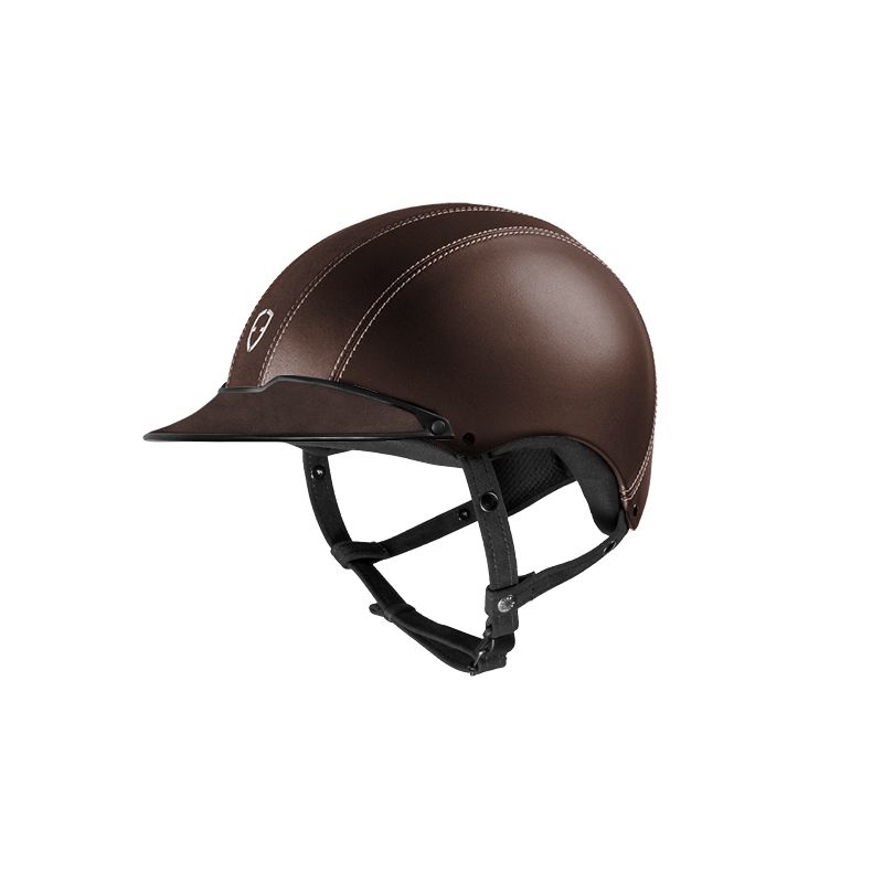 Casque équitation alcantara Epona visière classique - Egide 