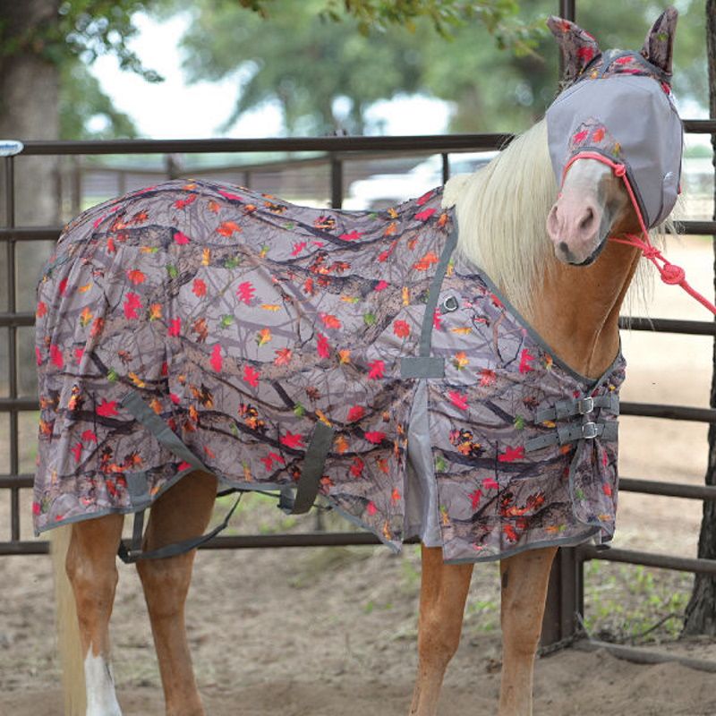 Chemise anti-mouche cheval feuilles d'automne - Cashel