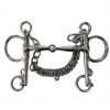 Mors cheval Pelham canon fin avec gourmette 