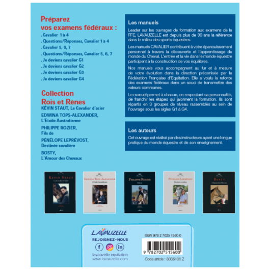 Livre Galops 1 à 4 Questions Réponses - Lavauzelle