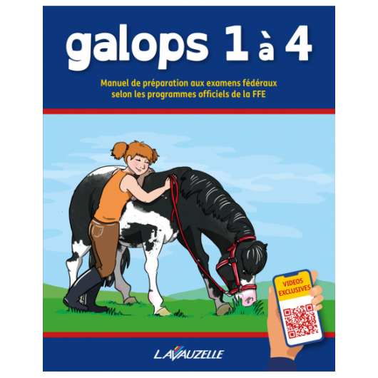 Livre Galops 1 à 4 Manuel de préparation Lavauzelle - Equestra