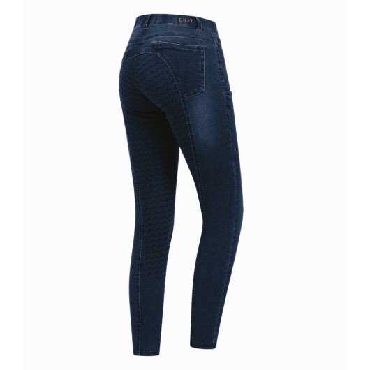 Pantalon équitation jeans femme Luna - Elt