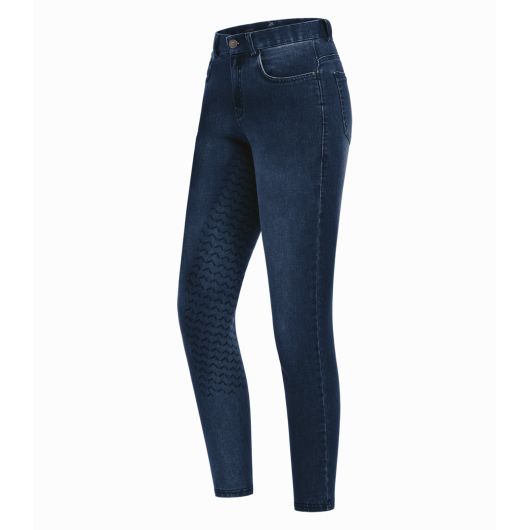 Pantalon équitation jeans femme Luna - Elt