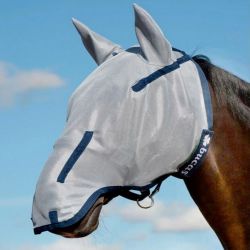 Masque anti-mouche et anti-UV cheval Buzz-off full face - Bucas
