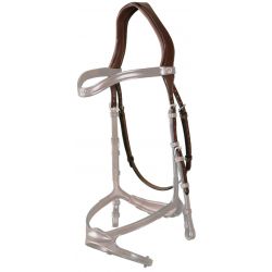 Tétière de bridon 1 branche avec sous-gorge New English Collection - Dyon 