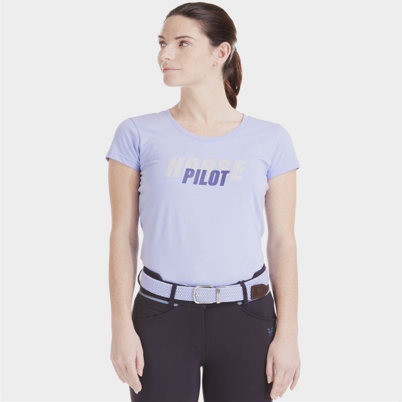 Chemise d'équitation femme Harry's Horse KM EQS Silver