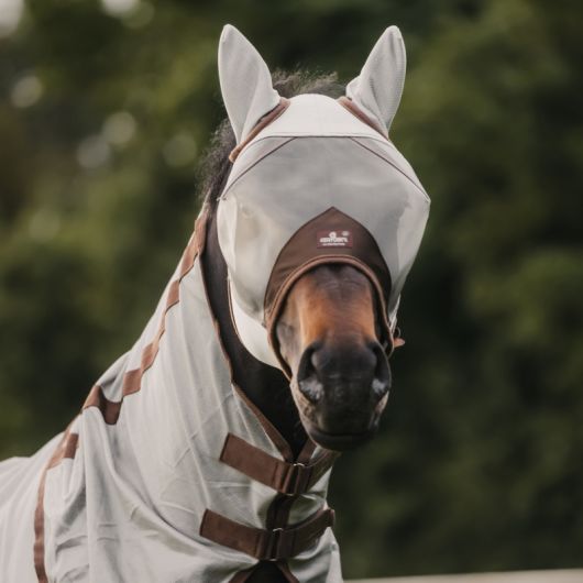 Masque anti-mouche cheval Classic avec oreilles - Kentucky Horsewear