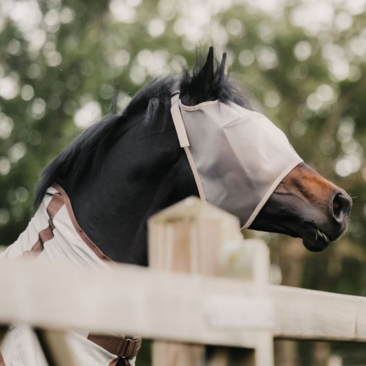 Masque anti-mouche cheval sans oreilles Classic - Kentucky Horsewear