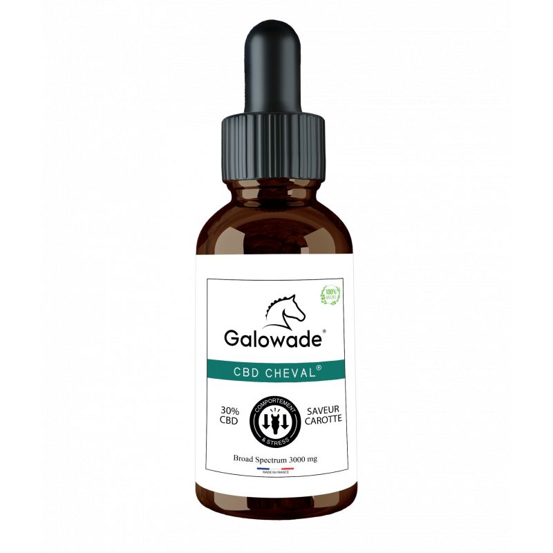 CBD Cheval - Huile CBD 30%- goût carotte - Galowade