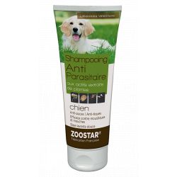 Shampoing antiparasitaire et répulsif chien - Zoostar 