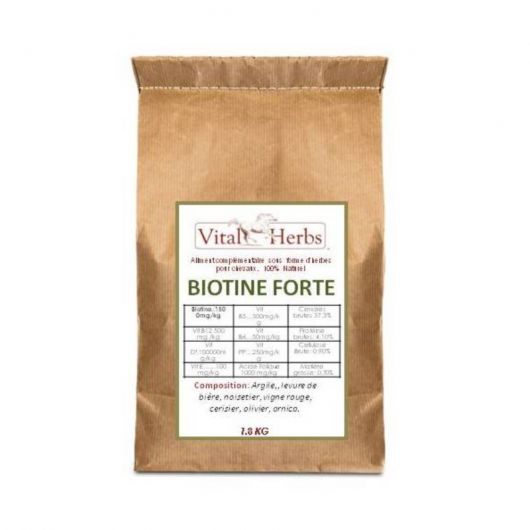 Biotine forte Cheval granulés - Vital Herbs Biotine forte Cheval granulés - Vital Herbs
