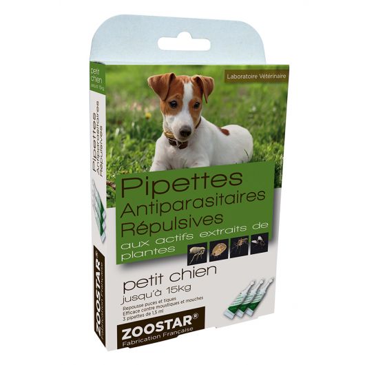Pipettes antiparasitaires et répulsives chien - Zoostar