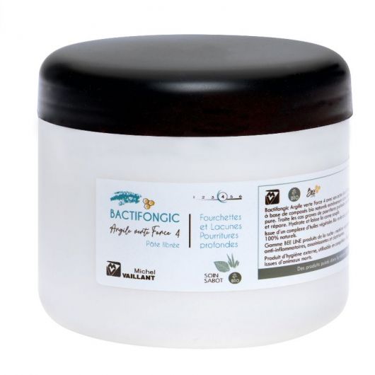 Pâte Fibrée Bio Argile Verte Fourchette Force 4 Bactifongic- Michel Pâte Fibrée Bio Argile Verte Fourchette Force 4 Bactifongic- Michel