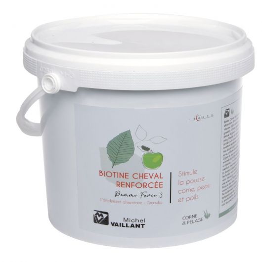 Biotine Cheval Renforcée Pomme Force 3 Granulés - Michel Vaillant Biotine Cheval Renforcée Pomme Force 3 Granulés - Michel Vaillant