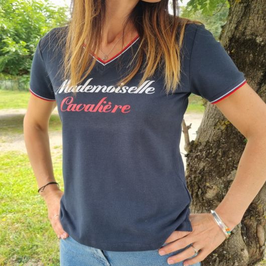 Tee shirt équitation Femme France - Mademoiselle Cavalière Tee shirt équitation Femme France - Mademoiselle Cavalière