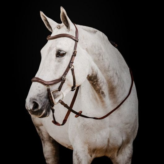 Bridon cuir anatomique cheval Micklem Rambo Deluxe - Horseware Bridon cuir anatomique cheval Micklem Rambo Deluxe - Horseware