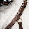 Bridon cuir anatomique cheval Micklem Rambo Deluxe Competition - Horseware