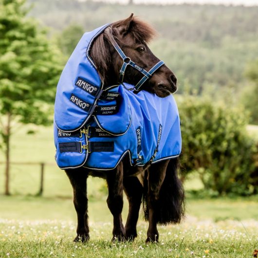 Couverture extérieur poney 0g avec couvre-cou Amigo Hero 6 Petite Plus - Horseware