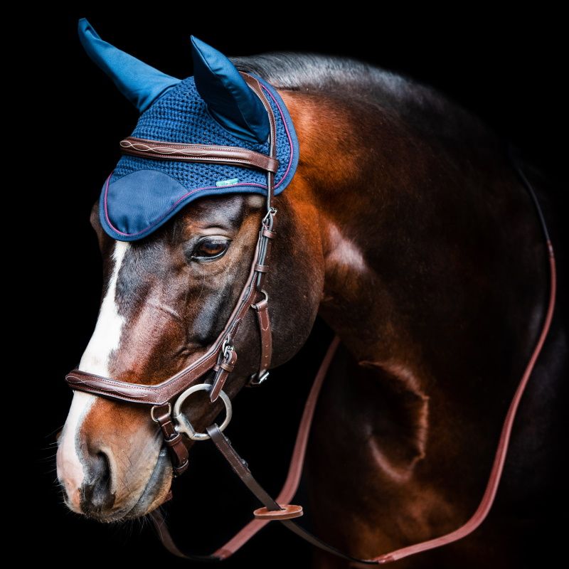 Bonnet anti-mouche cheval coton Rambo - Horseware