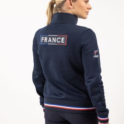 Sweat zippé équitation Femme Baloubeth France - Harcour