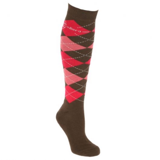 Chaussettes équitation à carreaux Chaussettes équitation à carreaux