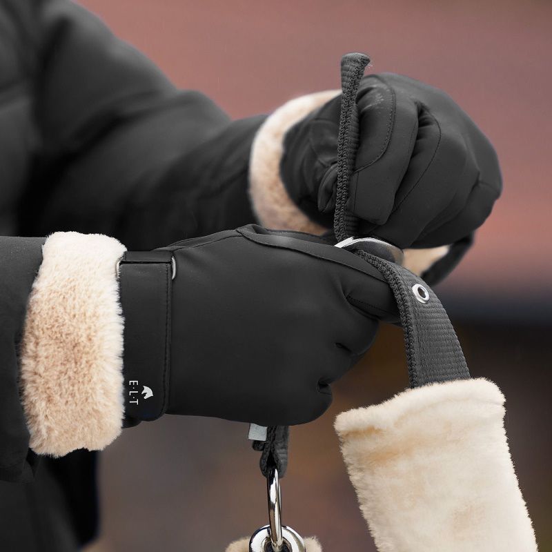 Gants de course en plein air pour l'automne et l'hiver Gants d'équitation à  tricotage à haute élasticité - Temu France