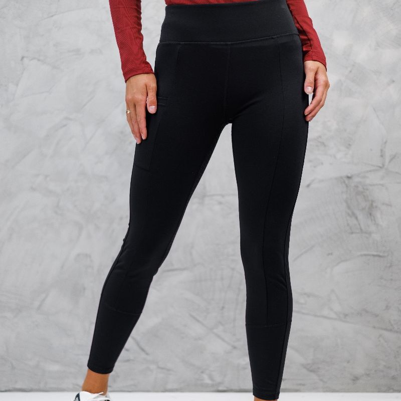 Legging équitation femme hiver doublé en polaire Pakita - Harcour