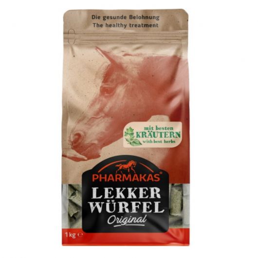 Bonbons cheval Plantes Lekkerwuerfel 1kg - Pharmakas 