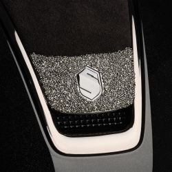 Casque équitation Shadowglossy 2.0 Alcantara Blason Crystals - Samshield