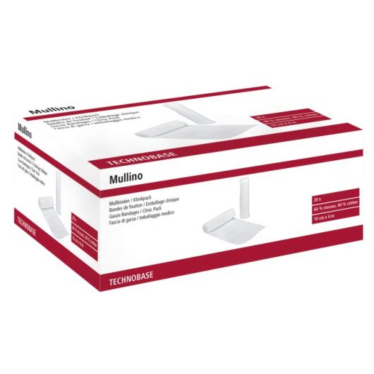 Bandes de Gaze pansements cheval 4m x10 cm Mullino (boite de 20)