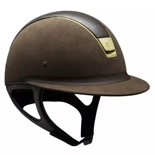 Casque équitation Miss Shield Premium (liseré de couleur) - Samshield