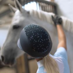 Casque équitation Miss Shield 2.0 Crystal Leaf - Samshield