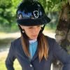 Casque d'équitation Ino Glossy visière Lady - Egide