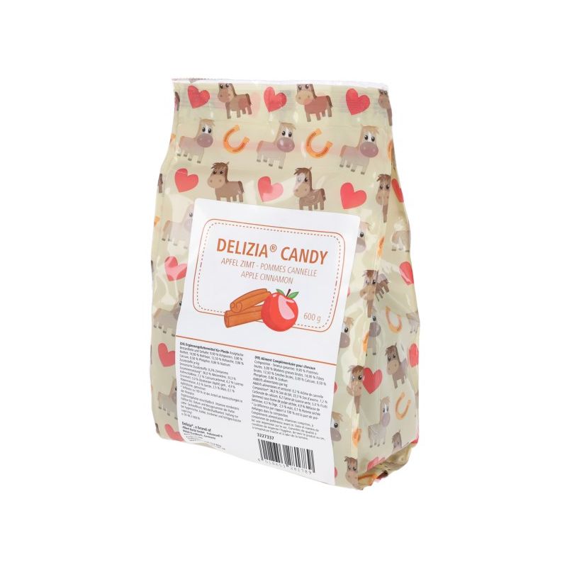 Friandises chevaux pomme cannelle 600 g Delizia Candy