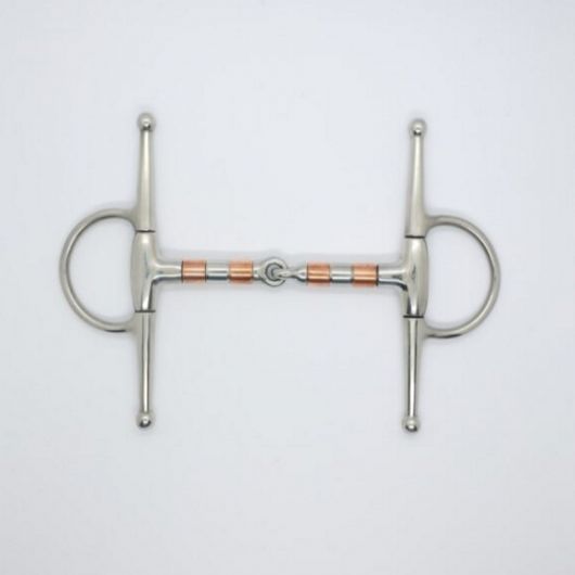 Mors à aiguilles cheval rouleaux en cuivre Pro Confort - Harcour Mors à aiguilles cheval rouleaux en cuivre Pro Confort - Harcour
