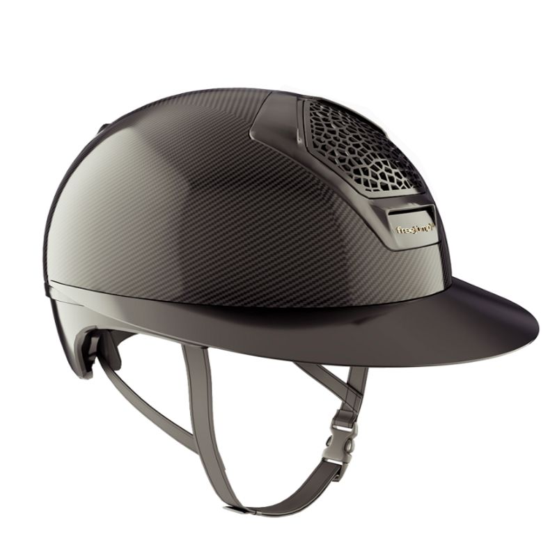 Casque équitation Voronoï carbone sans protection temporale - Freejump