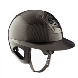 Casque équitation Voronoï carbone avec protection temporale - Freejump