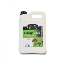 Oméga 3, 6, 9 huile végétale cheval 5l recharge - Horse Master