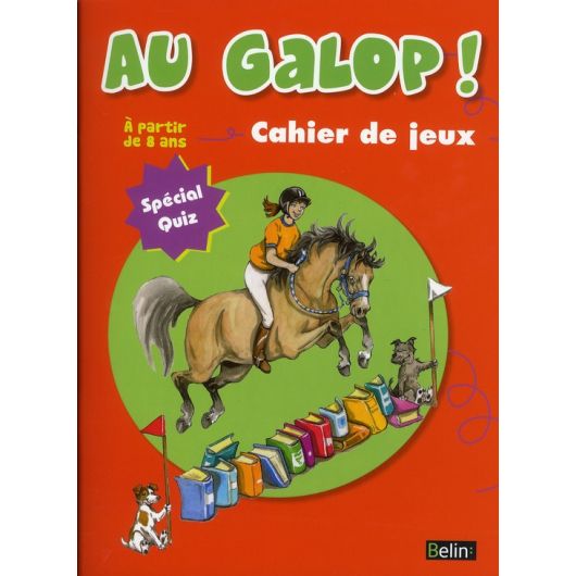 Au galop - Cahier de jeux - Belin