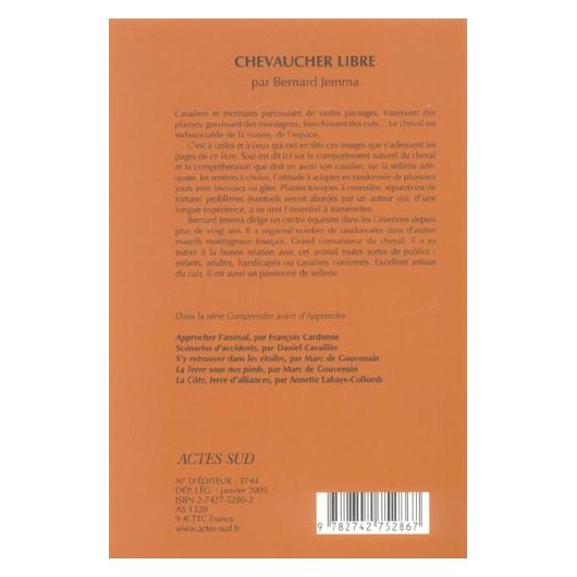 Chevaucher libre - Acte Sud