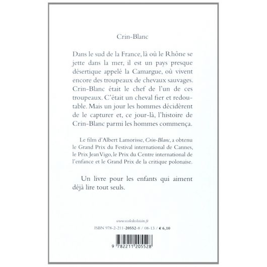 Crin blanc (nouvelle edition) - EDL