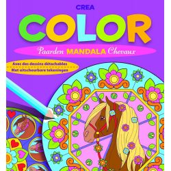 Crea color mandala chevaux - Chantecler