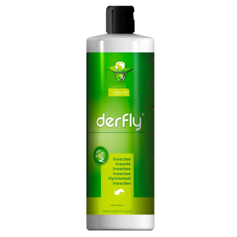 Soin anti-mouche cheval biotechnologique 500 ml Derfly - Animaderm