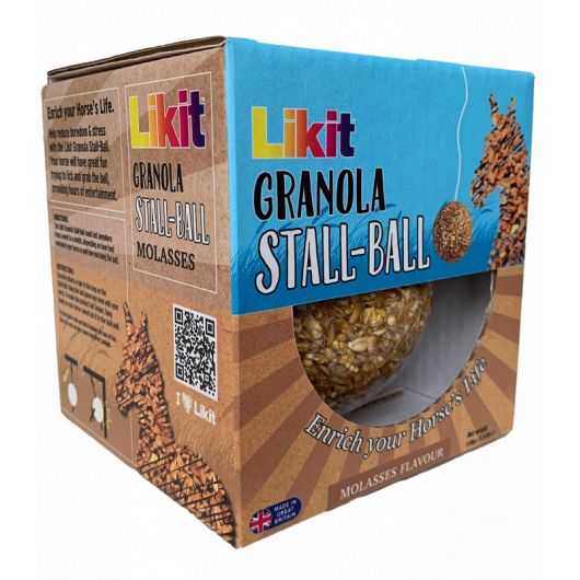 Stall Ball Likit Boule à lécher cheval muesli granola - Likit