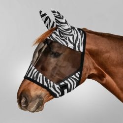 Masque anti-mouche cheval Zebra - Waldhausen
