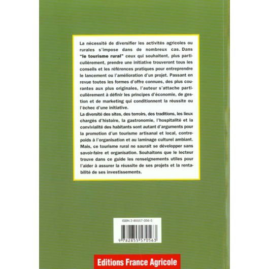 Traité de tourisme rural - France Agricole 