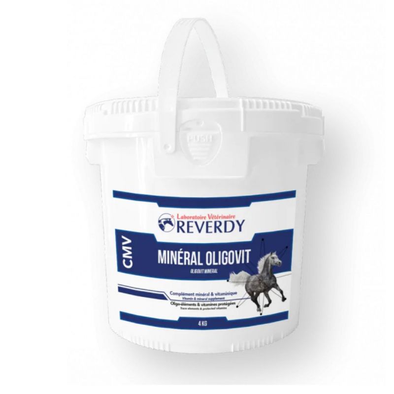 Minéral Oligovit - granulés CMV cheval Reverdy 4kg - Equestra