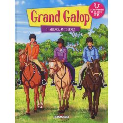 BD Grand Galop Tome 1 : Silence on tourne - Delcourt Jeunesse