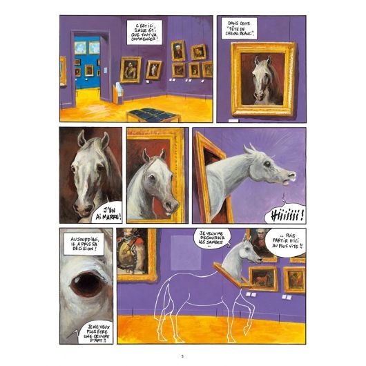 Le cheval qui ne voulait pas être une oeuvre d'art - Delcourt