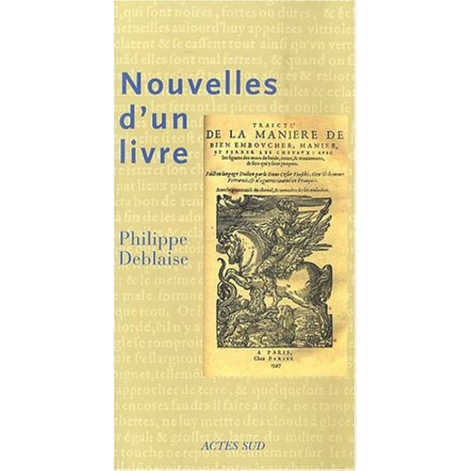 Nouvelles d'un livre - Acte Sud